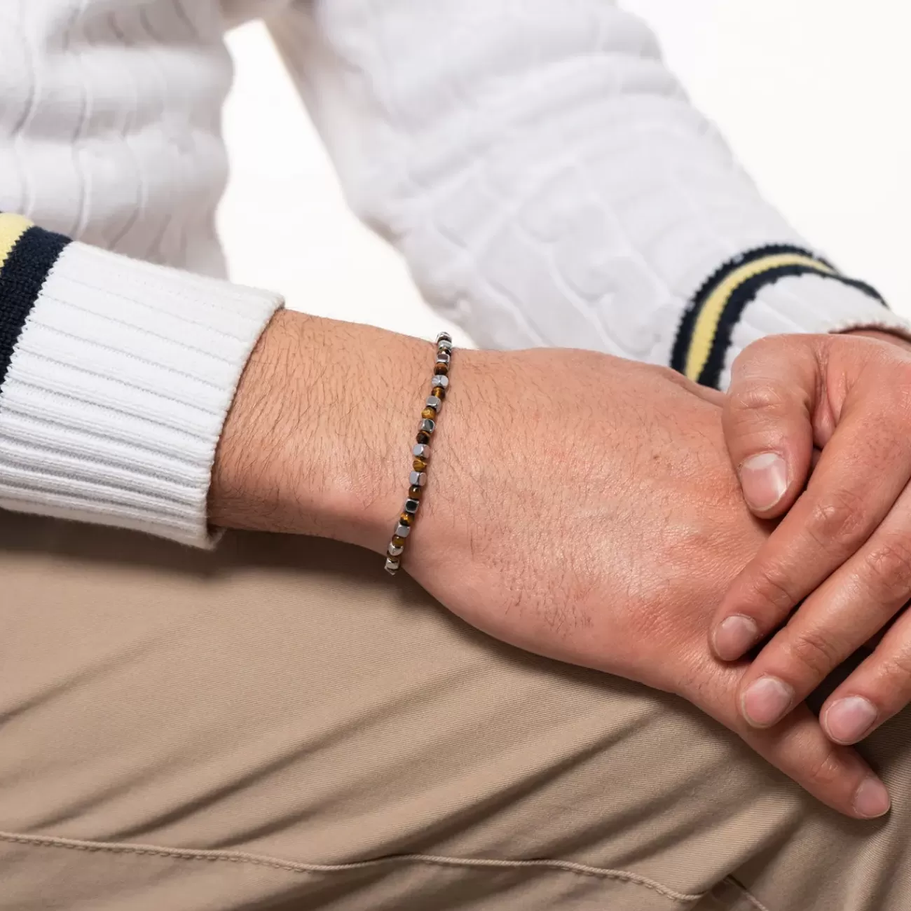 brown_2.webp Best Sale Brown Uomo Bracciali Con Pietre